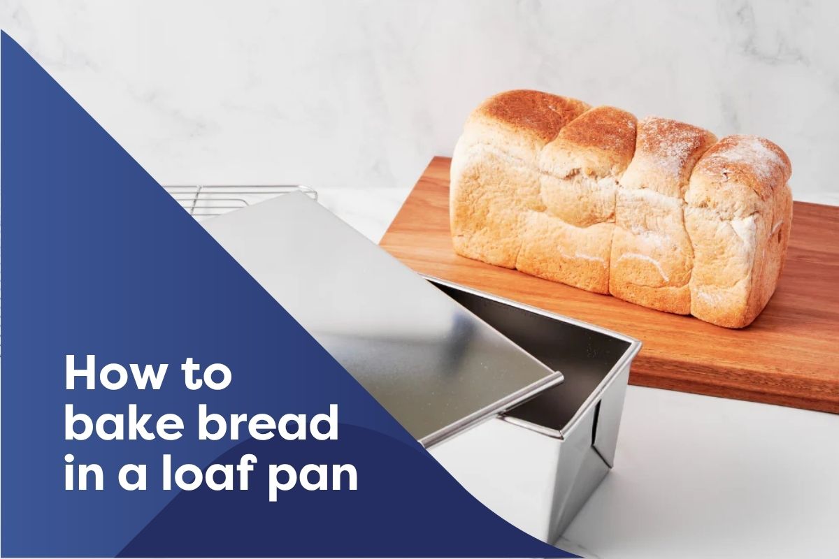Image of bread baked in bread pan