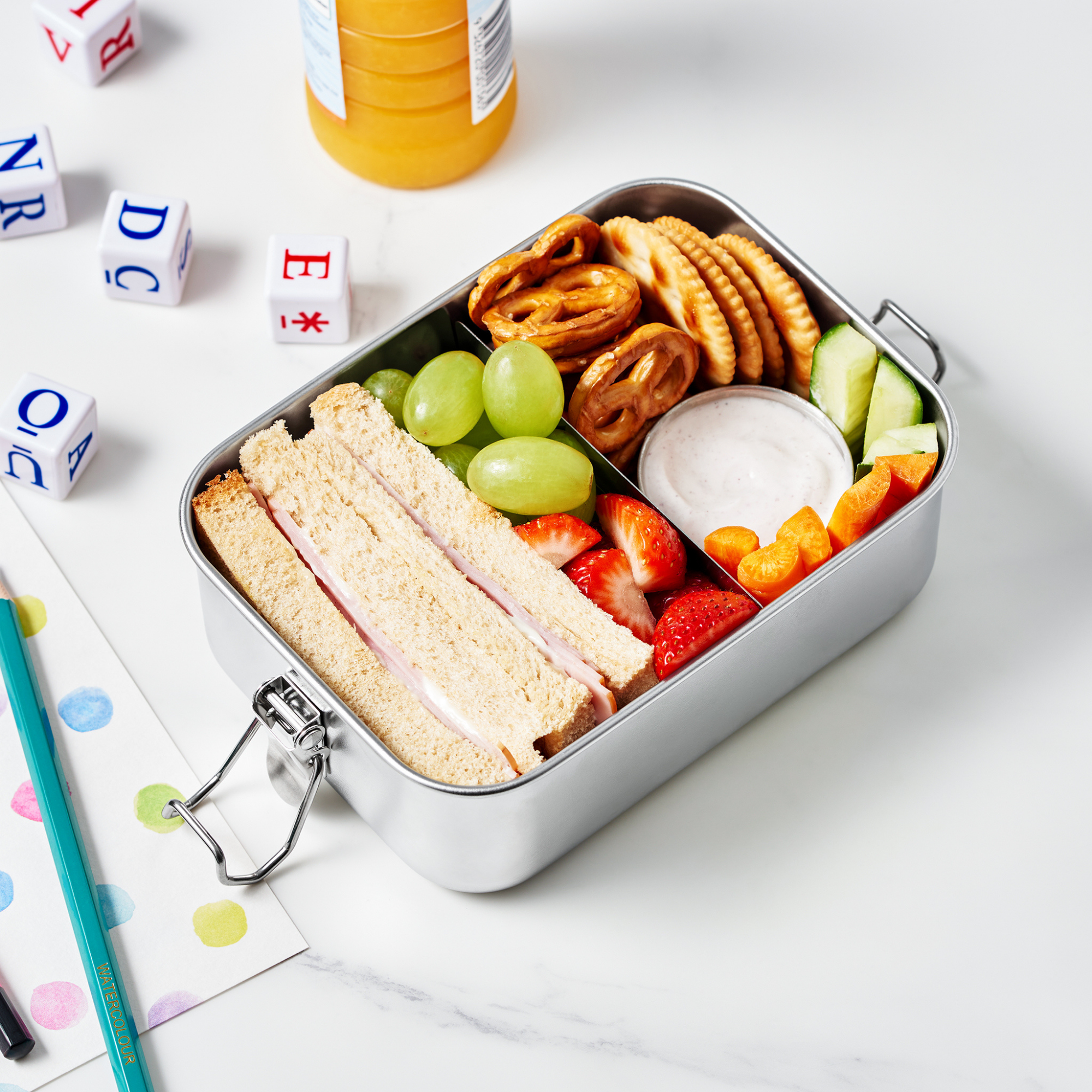 Small Stainless Steel Lunch Box 850ml