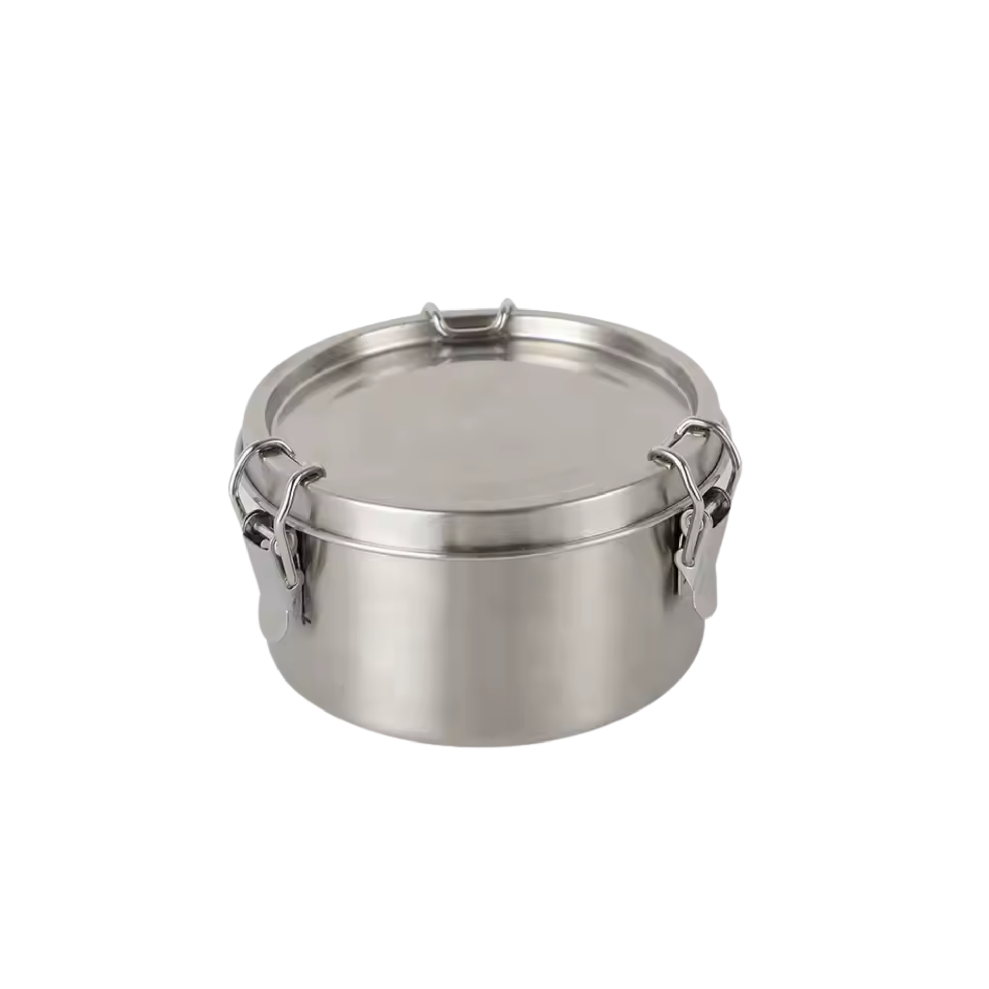 Stainless Steel Lunch Box Round 1200ml