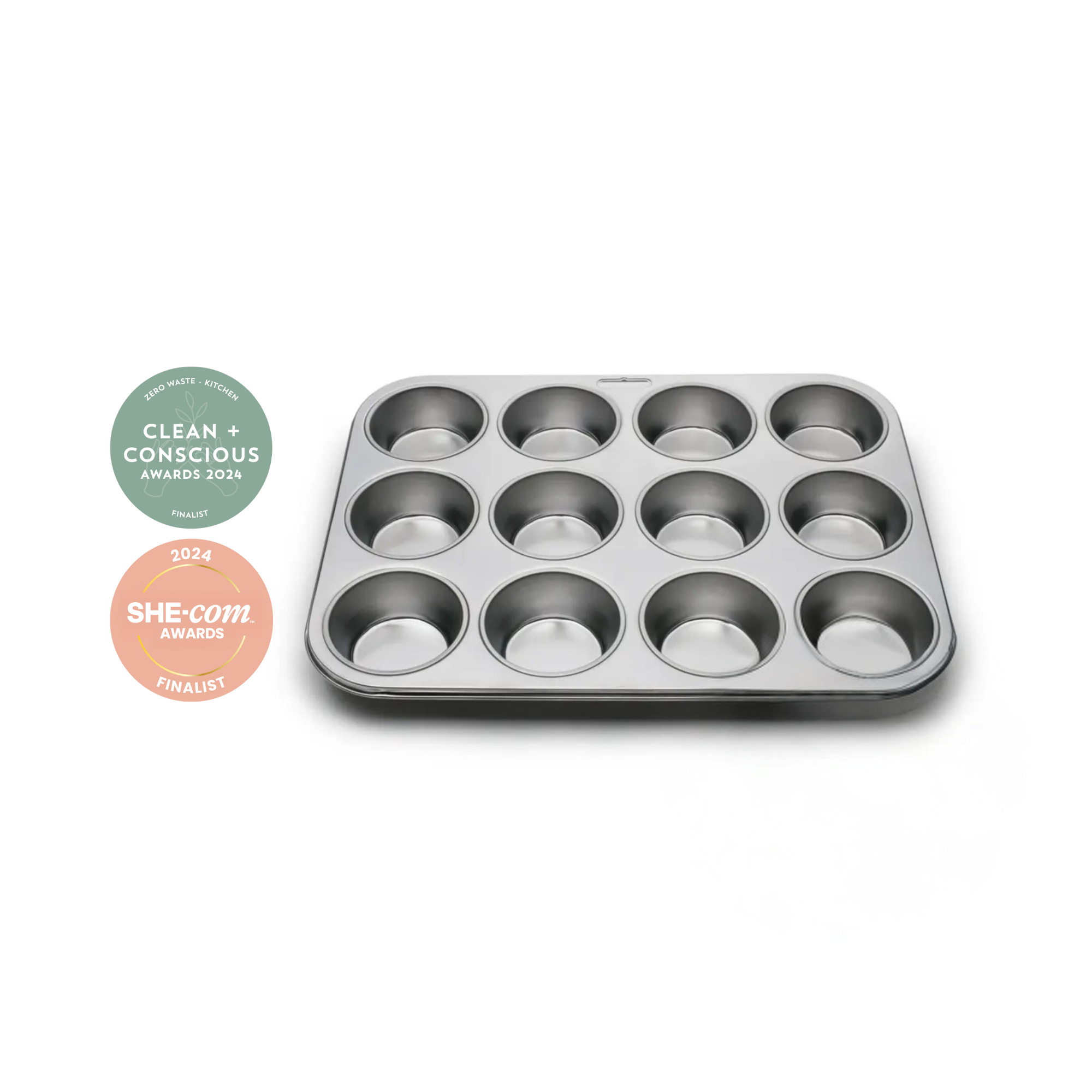 Stainless Steel Muffin Pan 12 cup