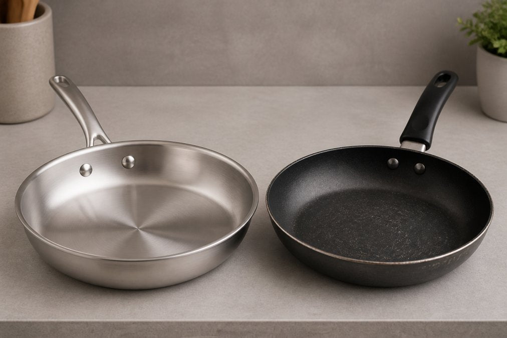 Are High-End Stainless Steel Pans Worth It vs Cheap Non-Stick?