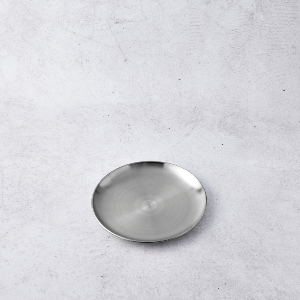 20cm Stainless Steel Kids Plate