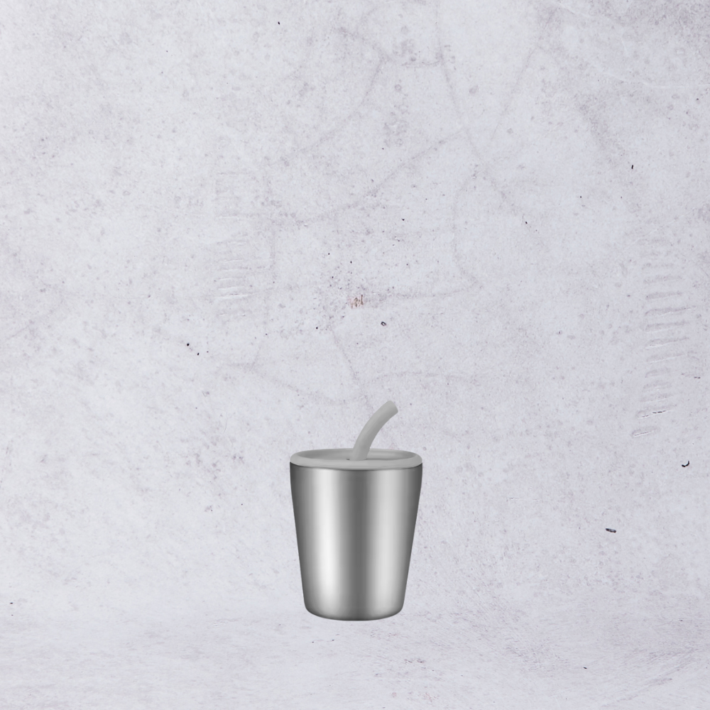 Stainless Steel Double Walled 250ml Cup Spare Parts - Straw Top