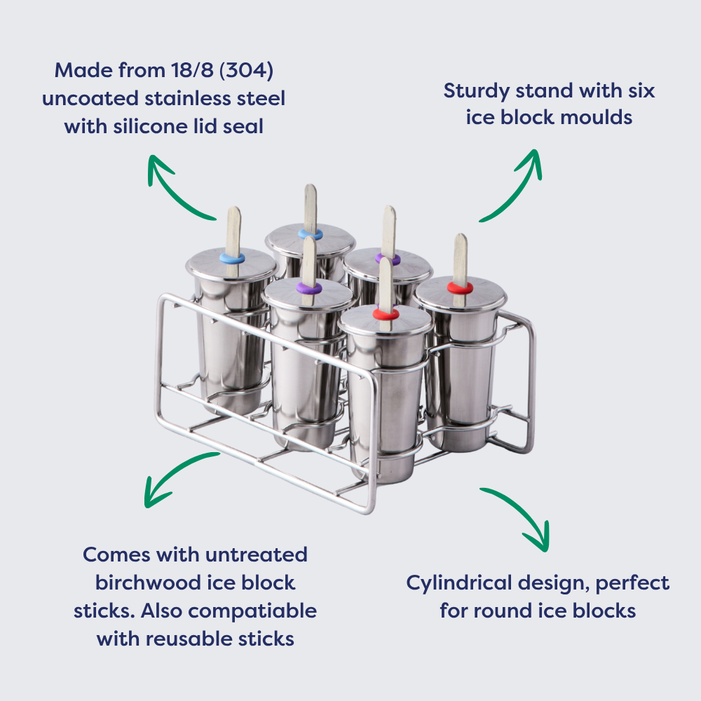 Ice Block Mould Stainless Steel Round