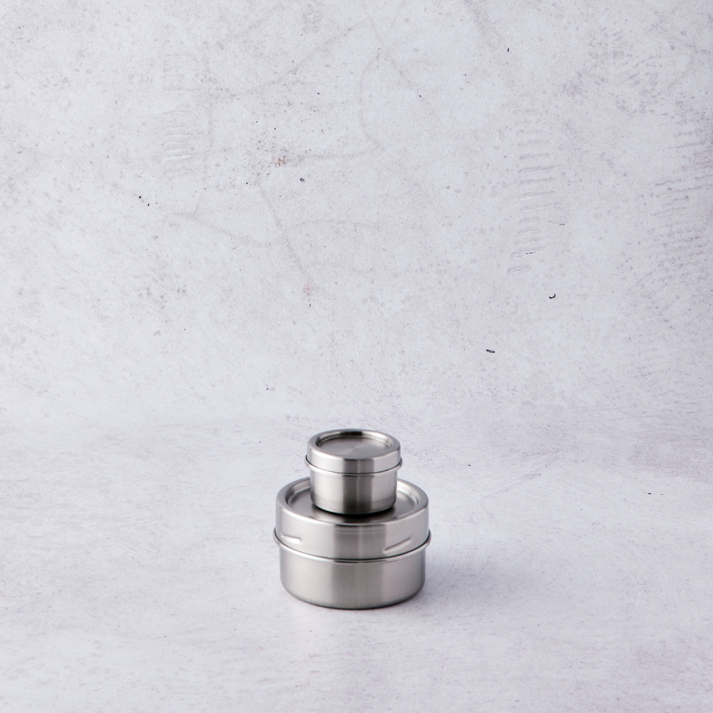 Small Round Stainless Steel Container 50ml