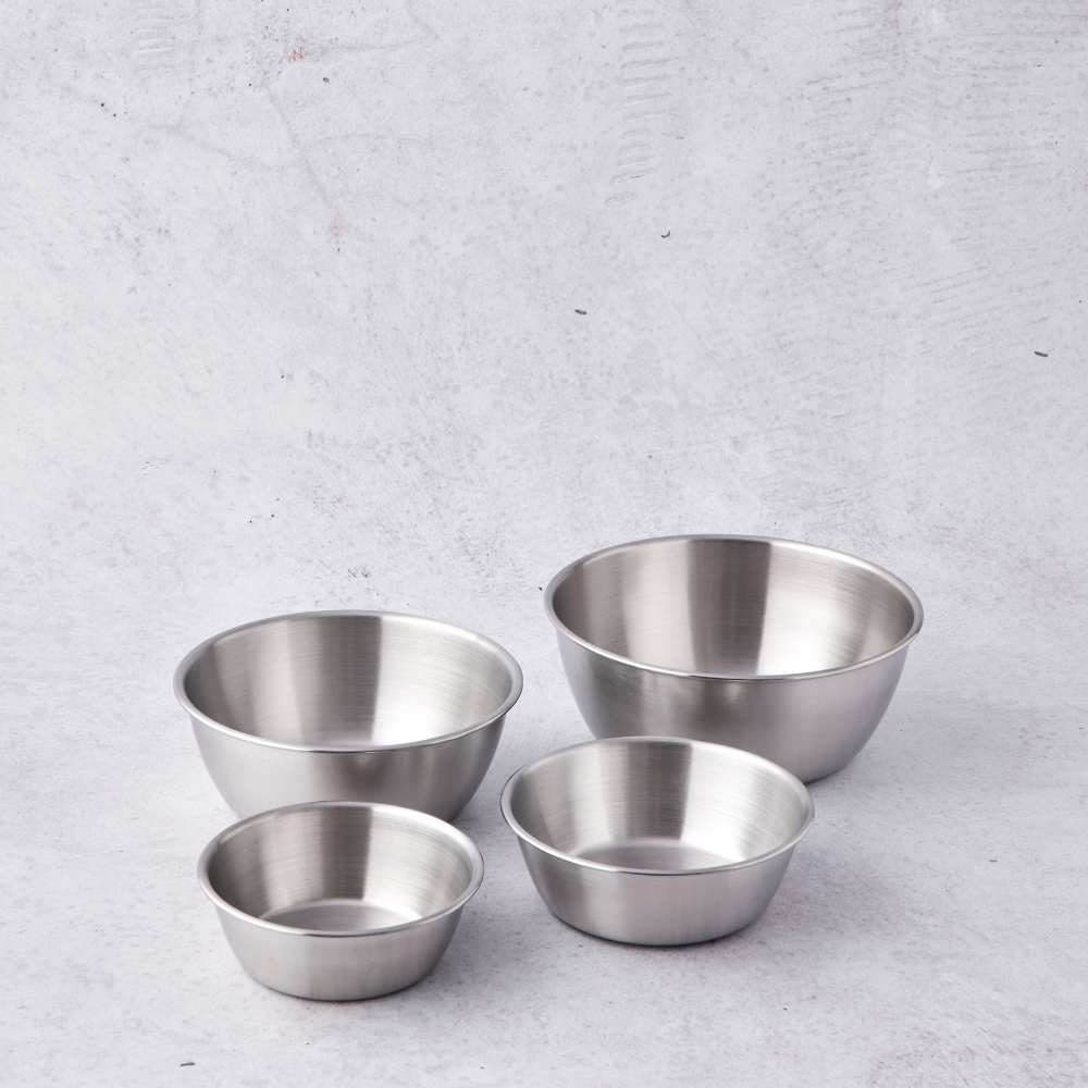 10cm Stainless Steel Bowl - Round Edge
