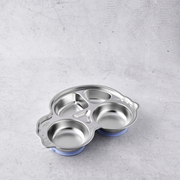 Stainless Steel Divided Car Plate with Suction