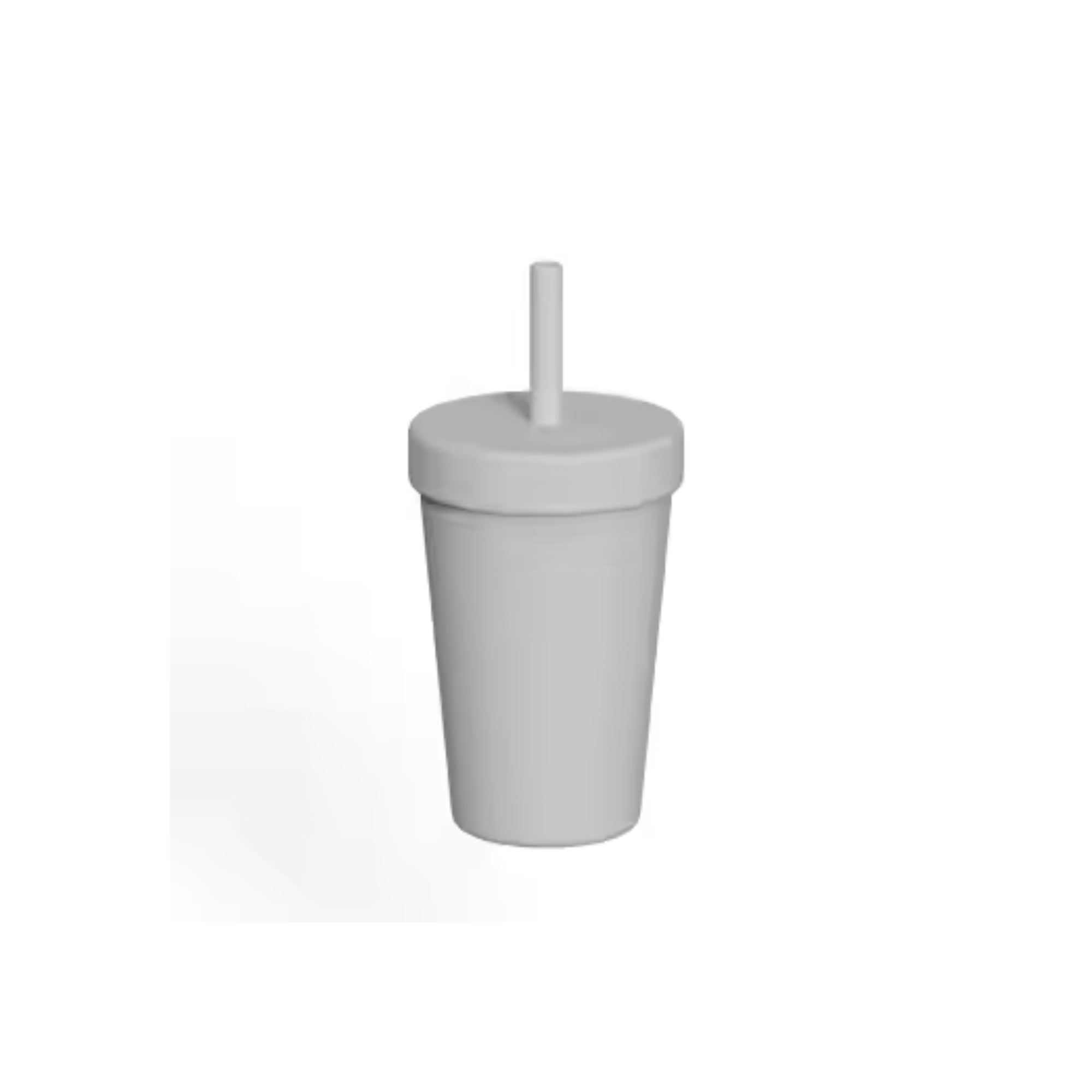 Stainless Steel Double walled 350ml Cup with Silicone Sleeve and Straw