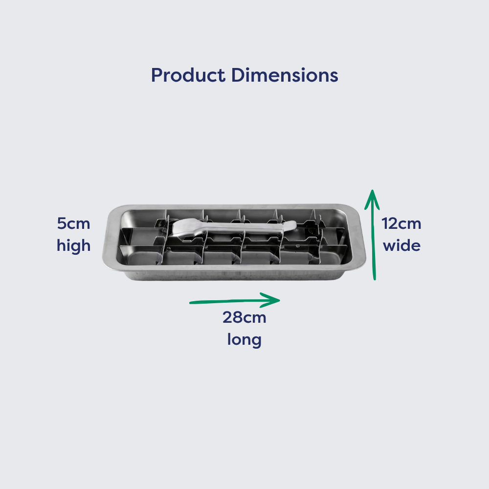 Stainless Steel Ice Cube Tray