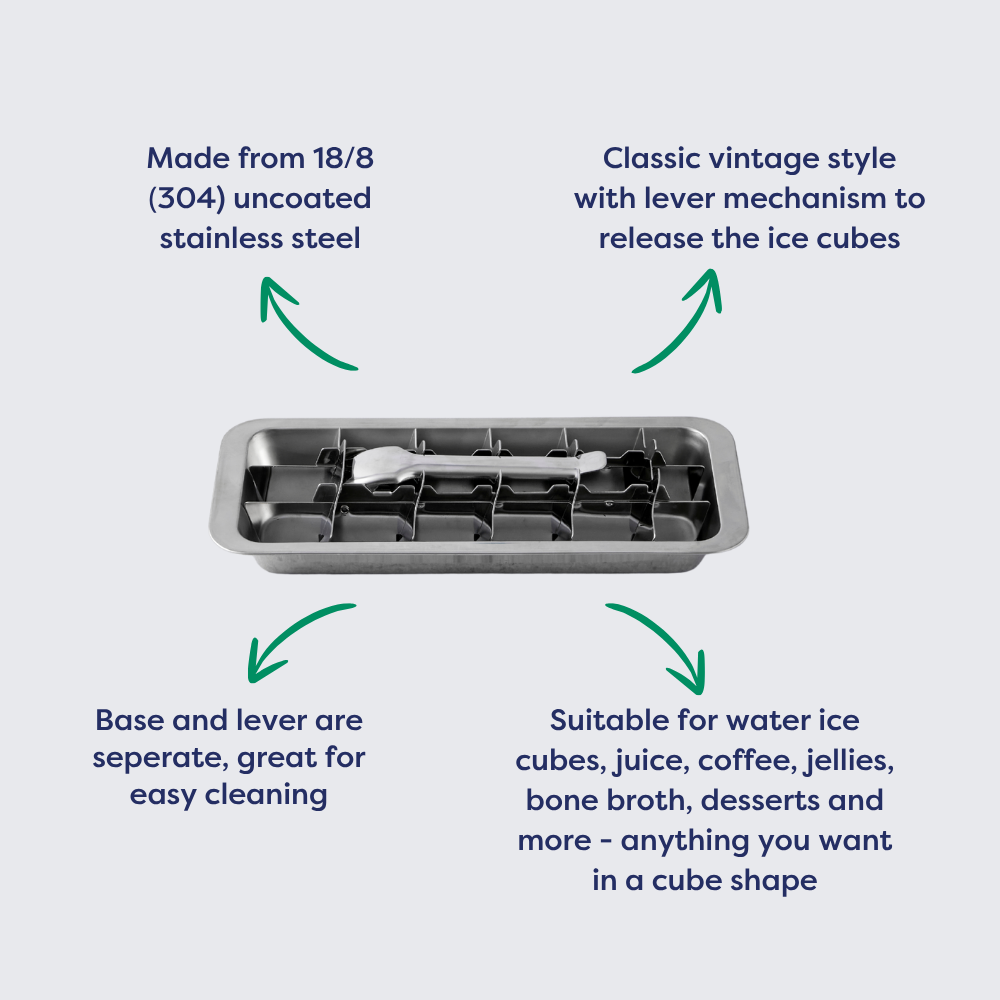 Stainless Steel Ice Cube Tray