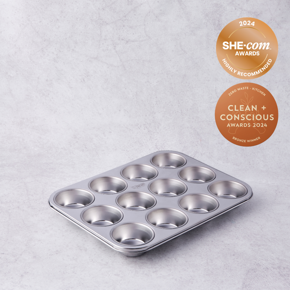 Stainless Steel Muffin Pan 12 cup