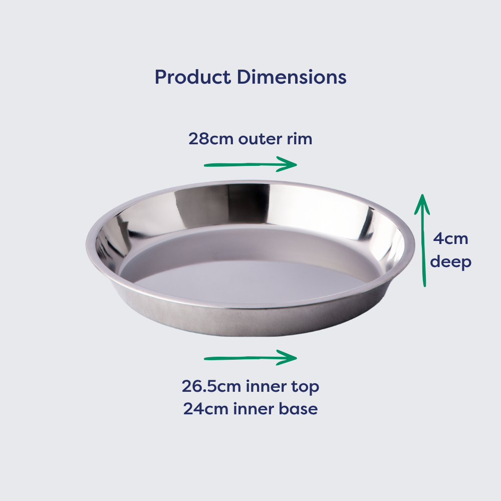 Stainless Steel Pie Pan
