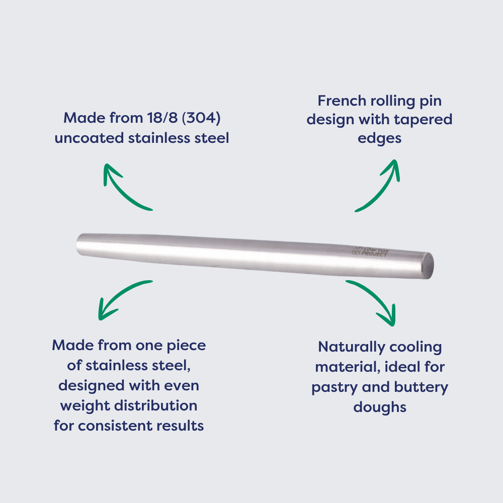 Stainless Steel Rolling Pin