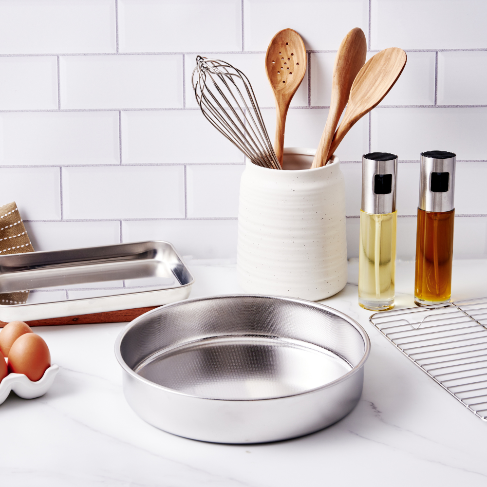 Stainless Steel Round Cake Pan 24cm