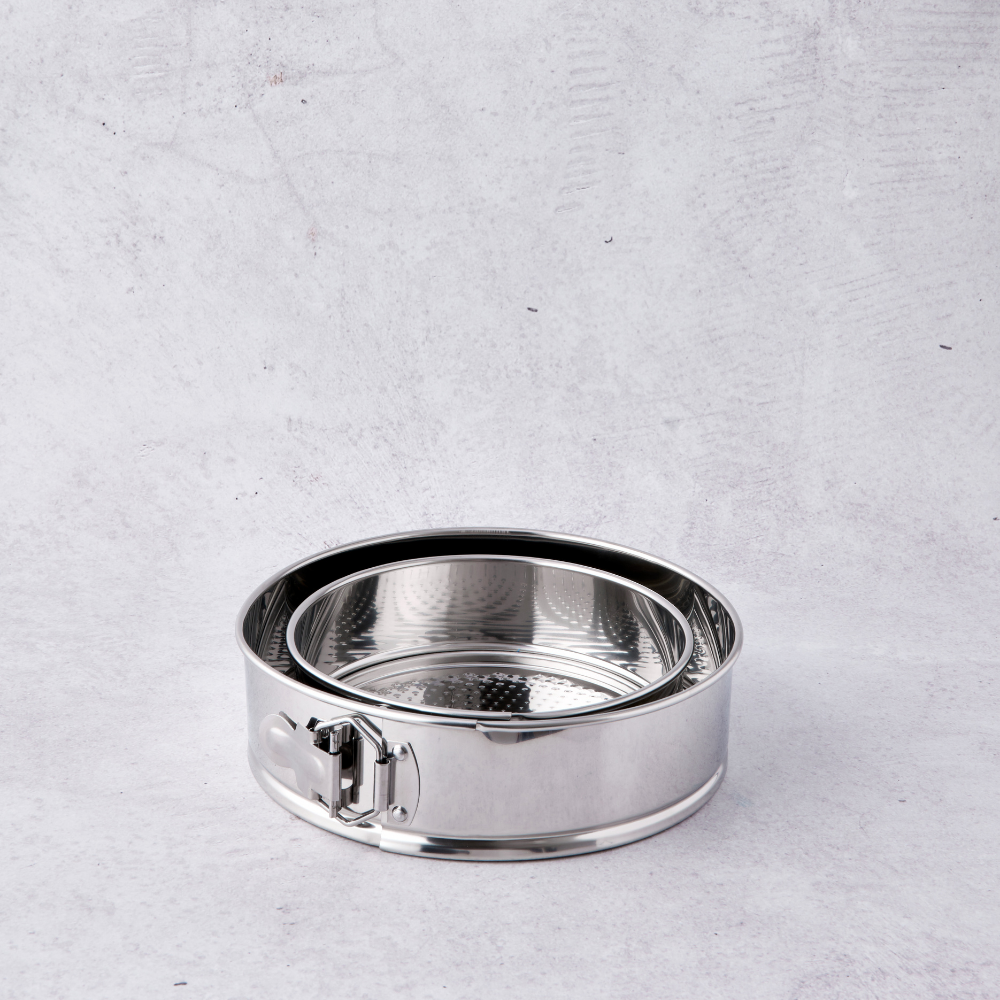 Stainless Steel Round Spring Cake Tin 7"