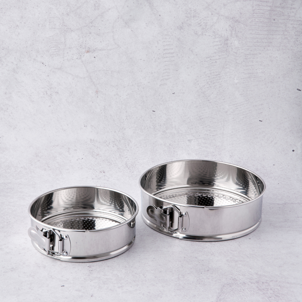 Stainless Steel Round Spring Cake Tin 7"