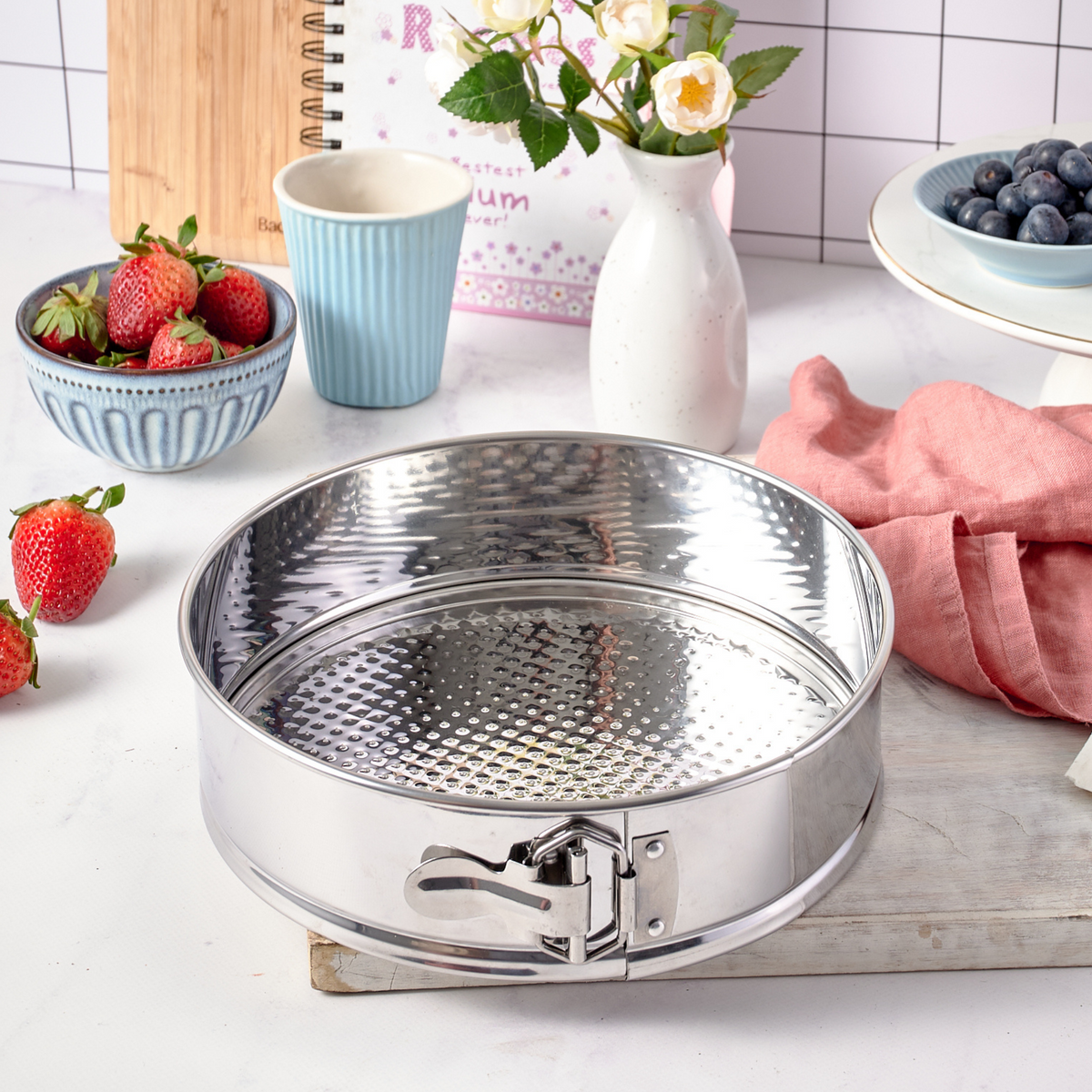 Tinon Spring Stainless Steel Round Spring Cake Tin 9