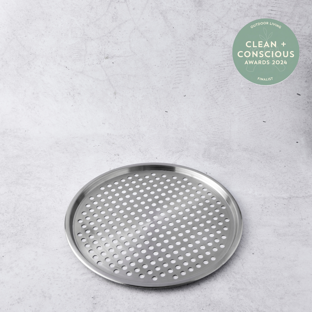 Stainless Steel Pizza Pan with Holes