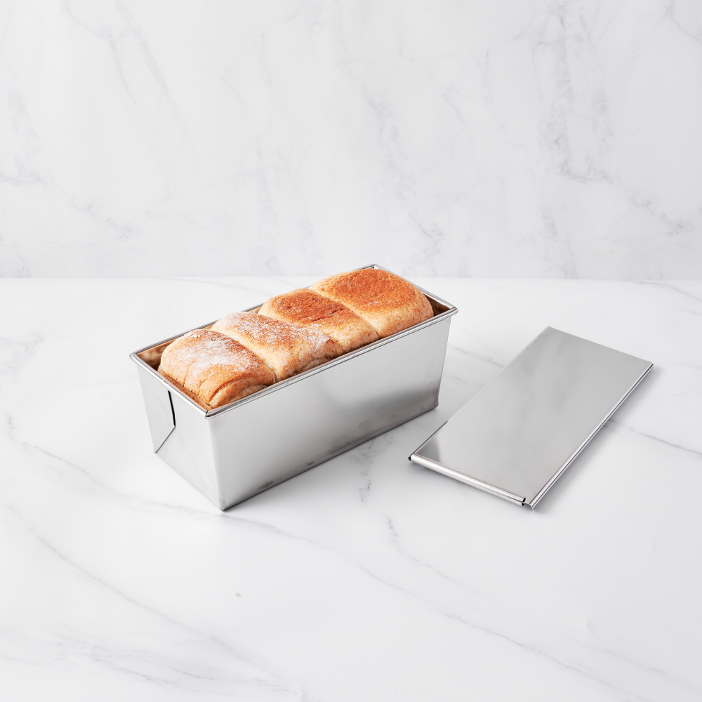 Stainless Steel Pullman Bread Pan with Lid