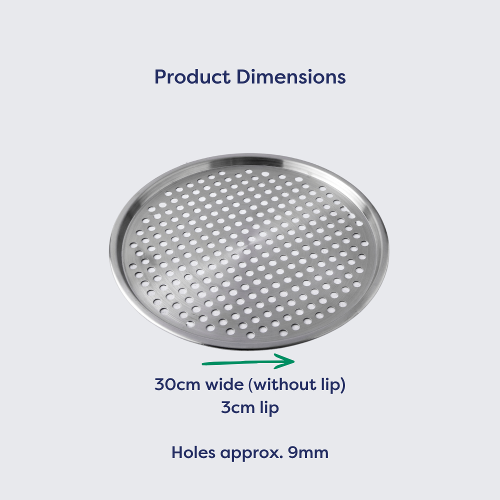Stainless Steel Pizza Pan with Holes