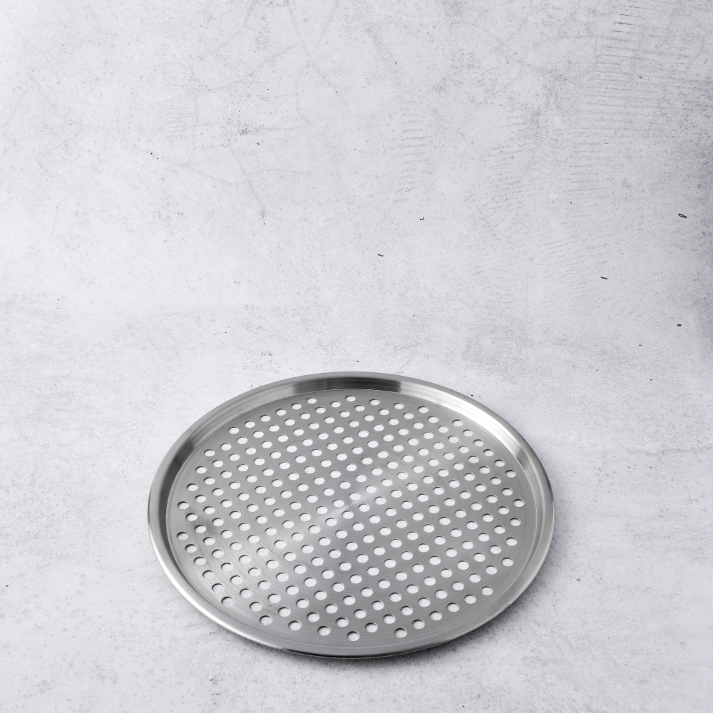 Stainless Steel Pizza Pan with Holes